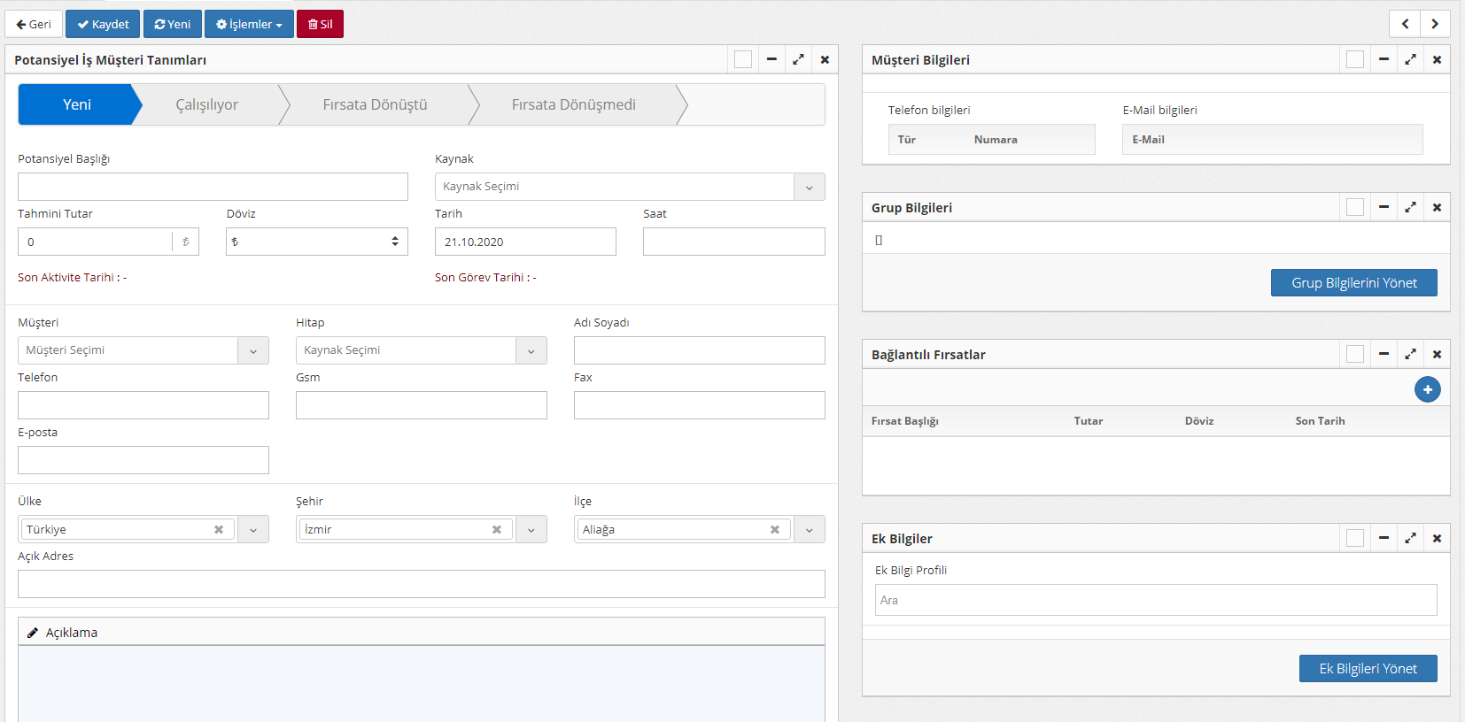 Potansiyeller Nedir? Nasıl Oluşturulur?