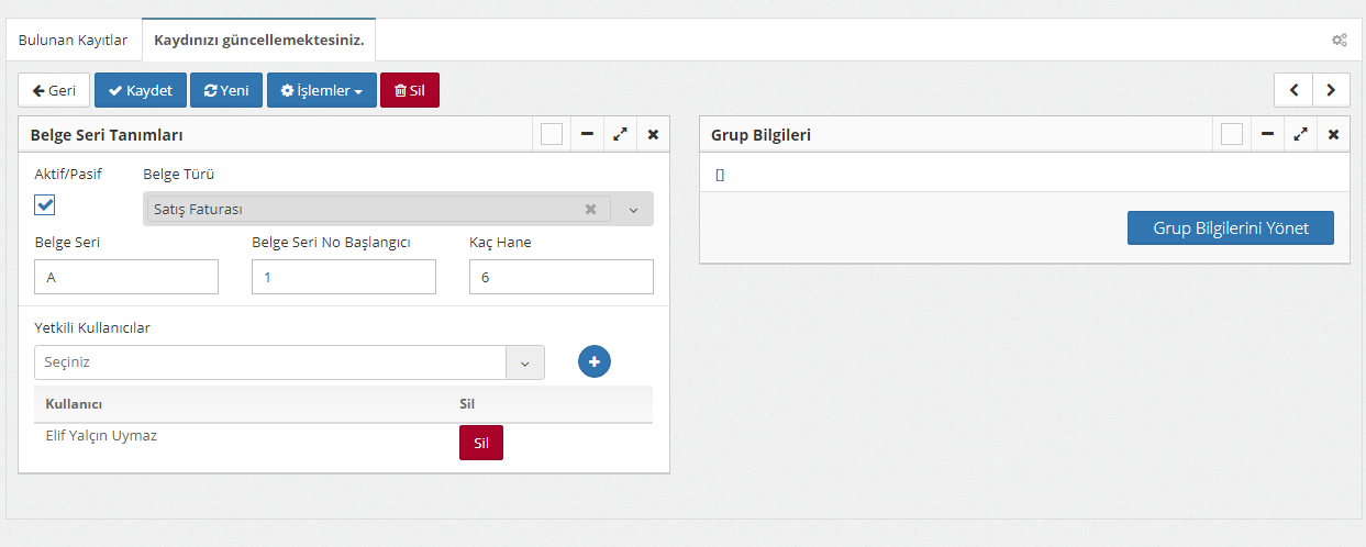 Belge Seri Numarası Nasıl Tanımlanır