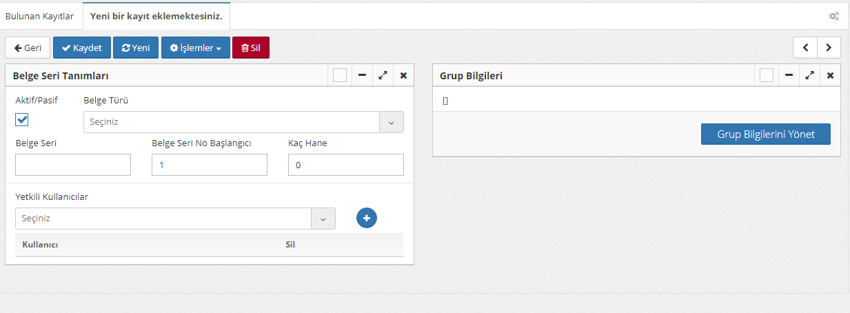 Belge Seri Numarası Nasıl Tanımlanır