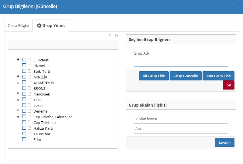Grup Bilgisi Nasıl Kullanılır?