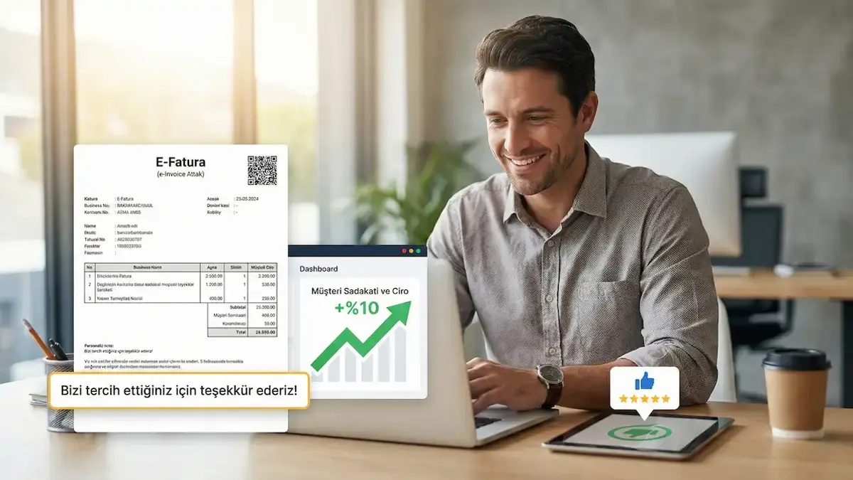 Fatura Notu ile Satış Artırma: "Teşekkür" Etmenin Ciroya Etkisi (Örnekler)