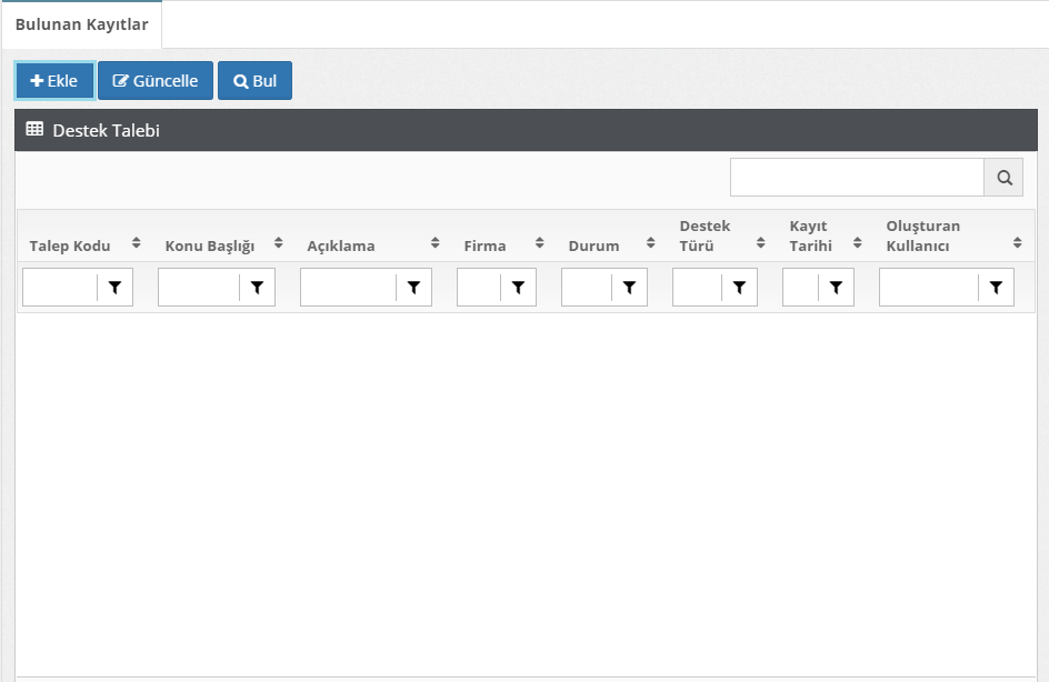 Destek Modülü Nasıl Kullanılır?