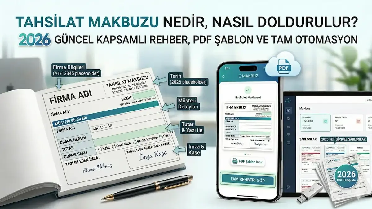 Tahsilat Makbuzu Nedir? Örnek ve Doldurma Rehberi 2026