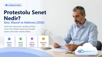 Protestolu Senet Nedir? Süresi, Masrafı, Kaldırılması ve Muhasebe Kaydı (2026)